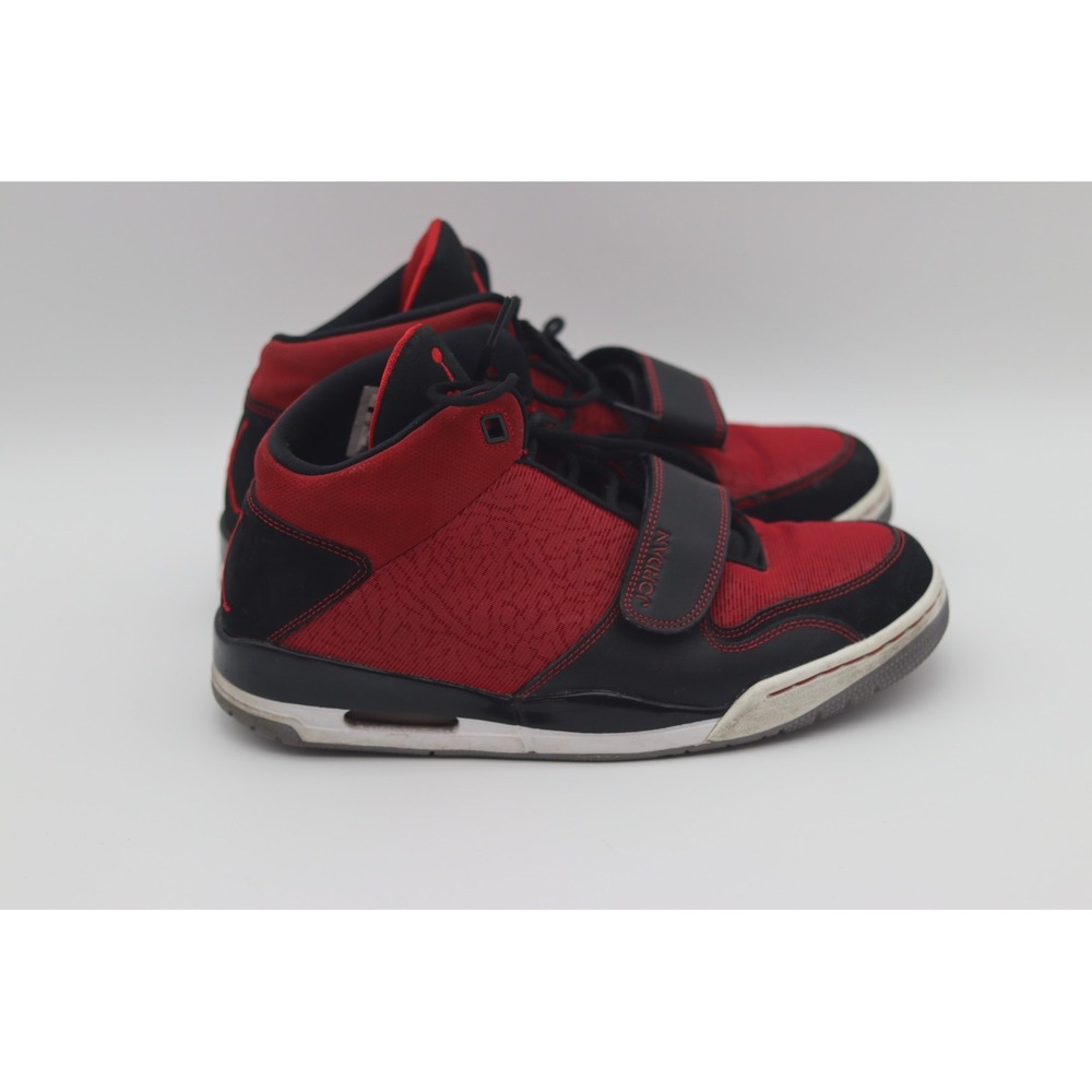 Nike Air Jordan Flight Club 90s Red Black Mens 10 Basketball Shoes 602661-601 - Picture 4 of 8